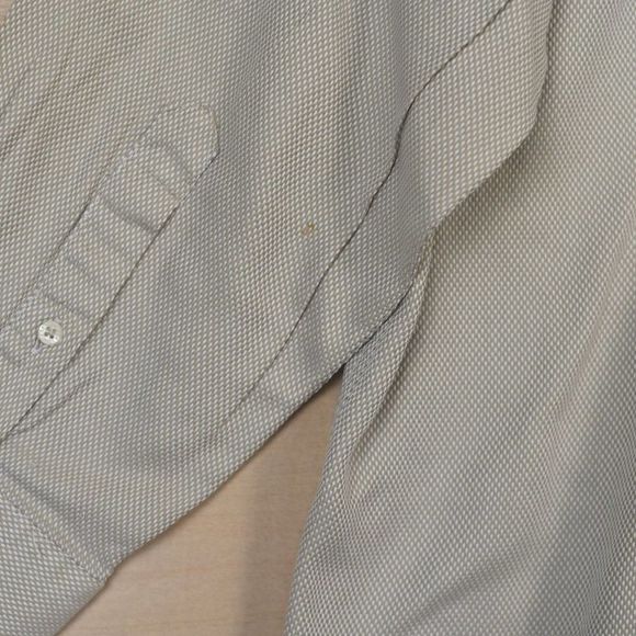 Vintage Abba Italia Textured Grey Dress Shirt XL - Picture 7 of 7